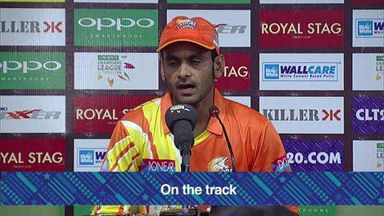 CLT20 2014 Q5: SE vs LIO  –   Press Conference – Mohammad Hafeez