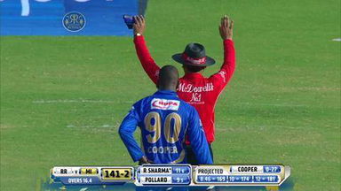 M44: RR vs MI – Rohit Sharma Six