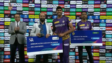 M68: KKR vs LSG – Herbalife Active Catch of the Match – Harshit Rana
