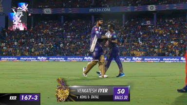 M10: RCB vs KKR – Venkatesh Iyer Wicket
