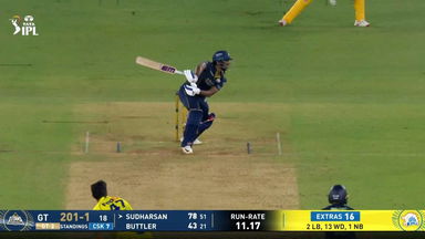 IPL 2026 M66: GT vs CSK - Sai Sudharsan Six