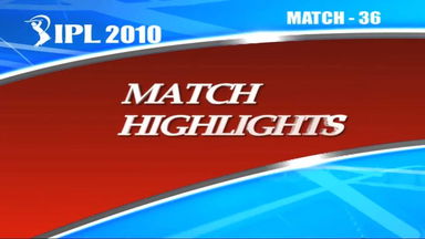 IPL 2010 Match 36 Highlights DC vs RR