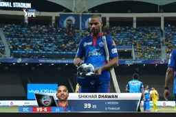 M50: DC vs CSK – Shikhar Dhawan Wicket