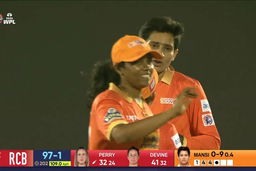 4, 4 & OUT: Mansi Joshi bounces back with Perry's wicket