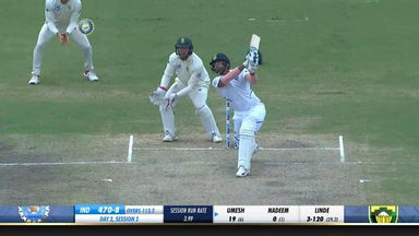 IND vs SA 2019, 3rd Test, Day 2: Umesh Yadav Six