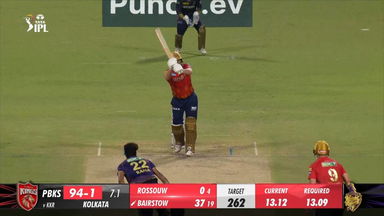 M42: KKR vs PBKS – Jonny Bairstow Six