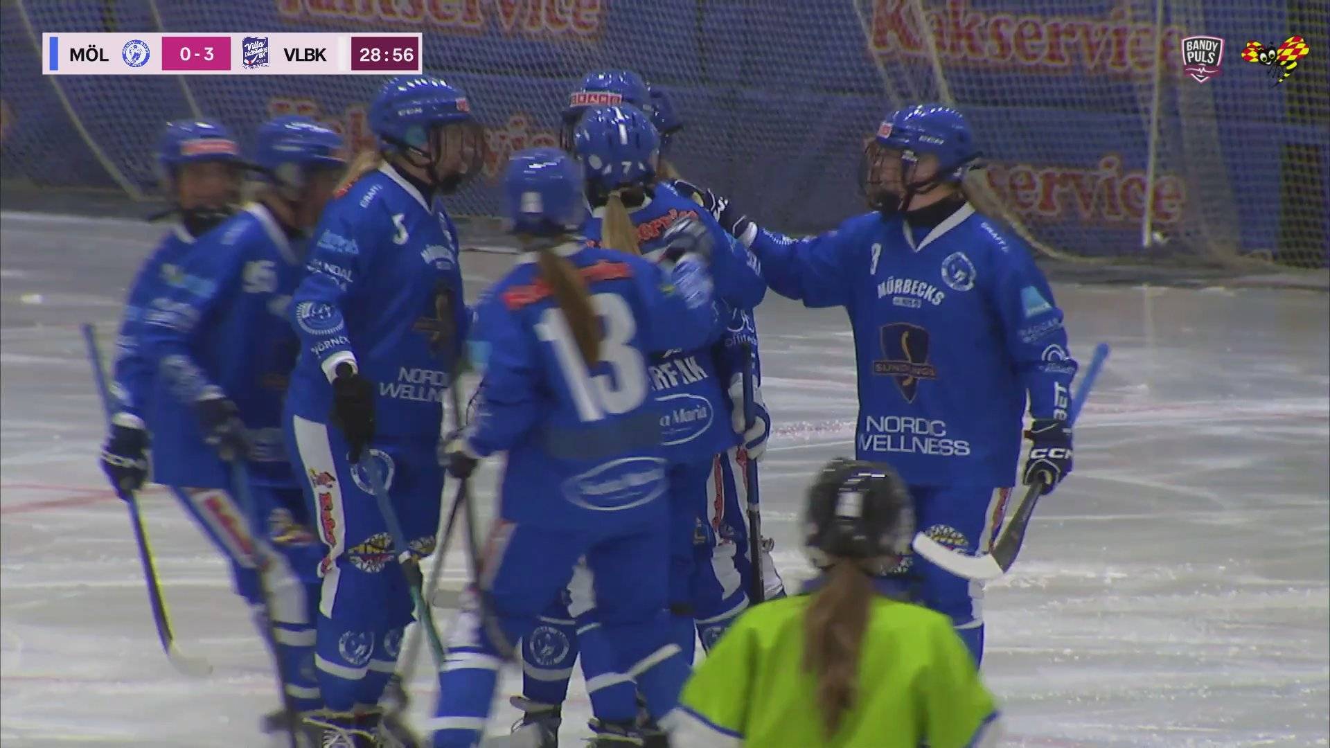 Highlights: Mölndal Bandy - Villa-Lidköping BK