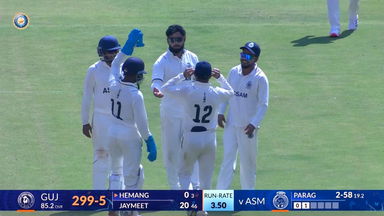 Ranji Trophy 2025-26, Gujarat vs Assam: Riyan Parag spins a web with 4/86