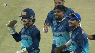 SMAT 2025 Final, Haryana vs Jharkhand: 2 in an over: Anukul Roy dismisses the set batters