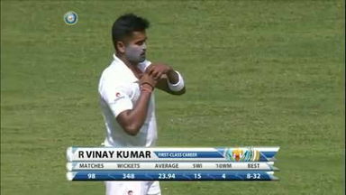 Ranji Trophy 2014-15: Karnataka v Mumbai, R Vinay Kumar's six-wicket haul