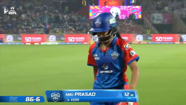 Wicket: Match 3, Mumbai Indians vs Delhi Capitals, WPL 2026: Niki Prasad Wicket