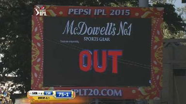 M4: CSK vs SRH – Dwayne Smith Wicket