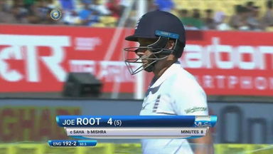 IND vs ENG 2016 - 1st Test day 5 : Joe Root Wicket
