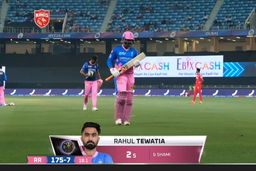 M32: PBKS vs RR – Rahul Tewatia Wicket