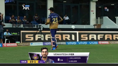 M49: KKR vs SRH – Venkatesh Iyer Wicket