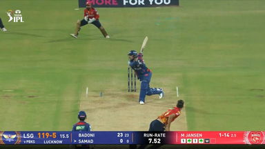 IPL 2025 M13: LSG vs PBKS - Abdul Samad Six