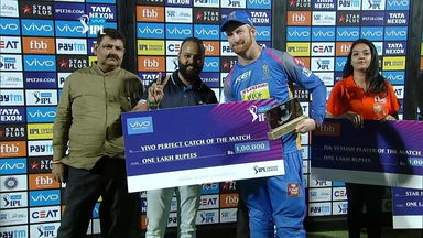 M53: RR vs RCB – VIVO perfect catch of the match – Heinrich Klaasen