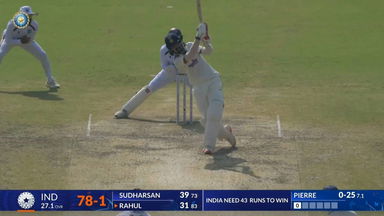 IND vs WI 2025, 2nd Test: K L Rahul Six