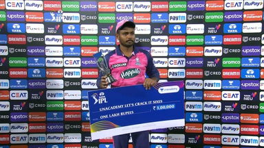 M05: SRH vs RR – Unacademy Let's Crack It Sixes of the Match – Sanju Samson