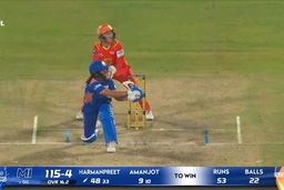 Six: Match 19, Gujarat Giants vs Mumbai Indians, WPL 2026: Harmanpreet Kaur Six