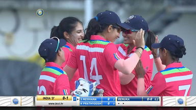 Senior Womens Cricket Challenger Trophy 2021-22, IND A v IND D: Fall of wickets