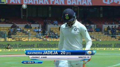 IND vs AFG 2018, 1st Test  Day 2: Ravindra Jadeja Wicket