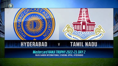 Ranji Trophy  2022/23, Hyderabad vs Tamil Nadu Day 2: Match Highlights
