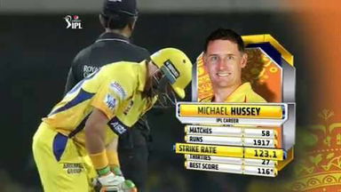 M59: CSK vs RCB – Michael Hussey 56