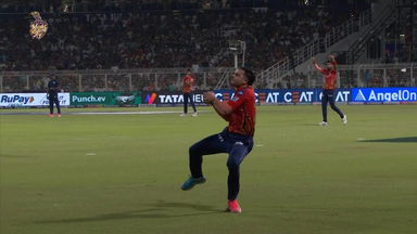 Impressive catch running backwards ft. Ashutosh Sharma