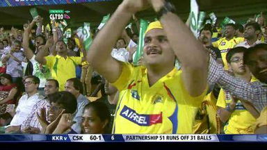 M23: KKR vs CSK –  Suresh Raina Six