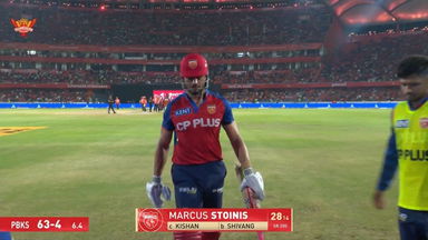 IPL 2026 M49: SRH vs PBKS - Marcus Stoinis Wicket