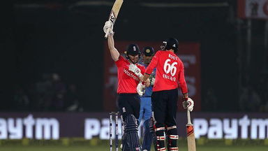 Eoin Morgan guides England with an attacking half-century