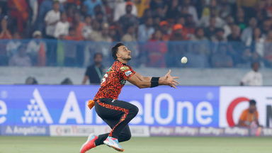 Judge. Sprint. Slide. Grab: Harshal Patel's splendid running catch