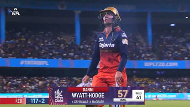 Wicket: Match 9, Royal Challengers Bengaluru vs UP Warriorz, WPL 2025: Danni Wyatt Wicket