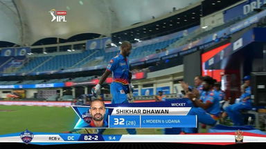 M19: RCB vs DC – Shikhar Dhawan Wicket