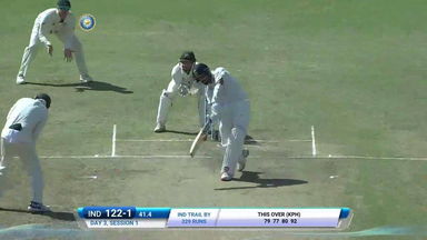 IND vs AUS 2017 - 3rd Test Day 3 : Murali Vijay six