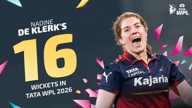 All 16 wickets by Nadine De Klerk in TATA WPL 2026