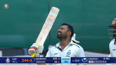 Ranji Trophy 2026-27, JKCA vs MPCA: Captain Shubham Sharma delivers again with 106*(200)