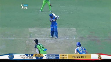 M11: RCB vs RR – Sanju Samson Six