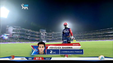 M52: DD vs CSK – Abhishek Sharma Wicket