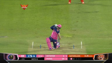 M05: SRH vs RR – Shimron Hetmyer Six