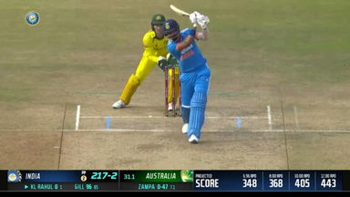 IND vs AUS 2023-24, 2ND ODI: K L Rahul Six