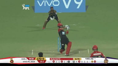 M03: KKR vs RCB – Mandeep Singh Six
