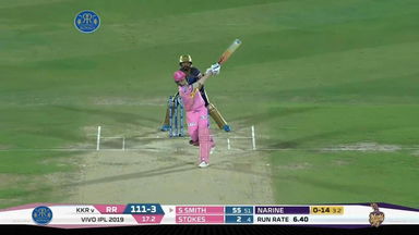 M21: RR vs KKR – Steve Smith Six