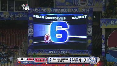 M41: RR vs DD –  Manoj Tiwary Six