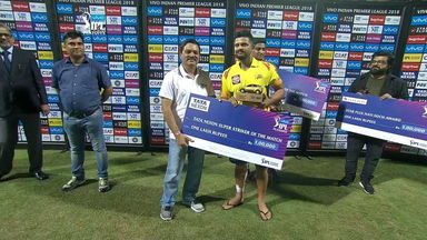 Q1: SRH vs CSK – TATA Nexon Super Striker of the Match – Suresh Raina