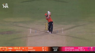 IPL 2026 M36: RR vs SRH - Heinrich Klaasen Six