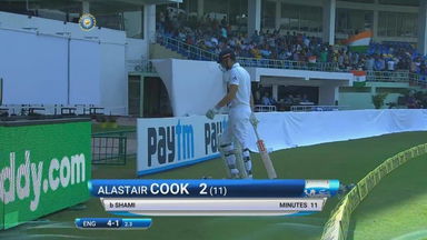 IND vs ENG 2016 - 2nd Test, day 2 : Alastair Cook Wicket