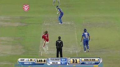 M52: KXIP vs RR– YES BANK Maximum Sixes – James Faulkner