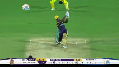 M05: CSK vs KKR – Andre Russell Six